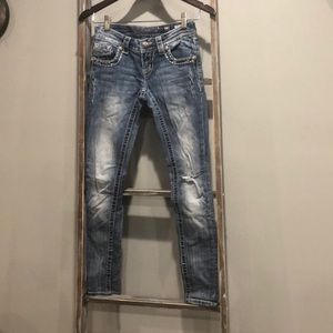 Distressed Miss Me jeans